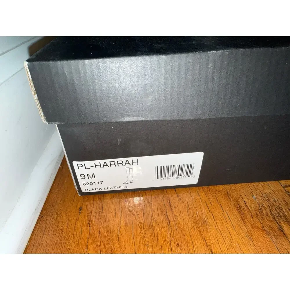Saks Fifth Avenue Harrah Black Leather Boot size 9- NWT!!
